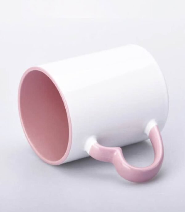 Mug personnalisé anse coeur – Image 3