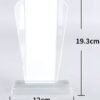 Customizable 3D crystal trophy, 12 x 18.5 x 4 (cm) - Image 3