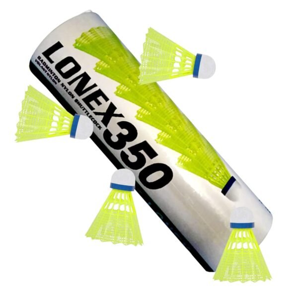Badminton Shuttlecock LONEX 350 (tube of 6) - Image 2