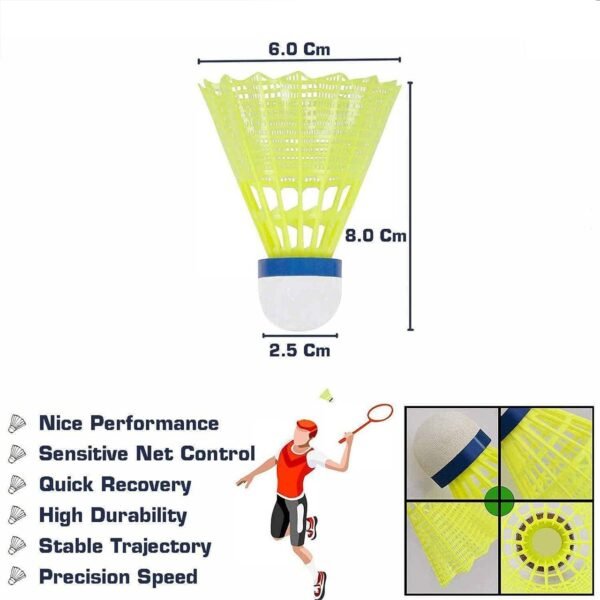 Badminton Shuttlecock LONEX 350 (tube of 6) - Image 3