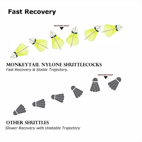 Badminton Shuttlecock LONEX 350 (tube of 6) - Image 4